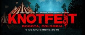 Knotfest-colombia 2019 cartel oficial