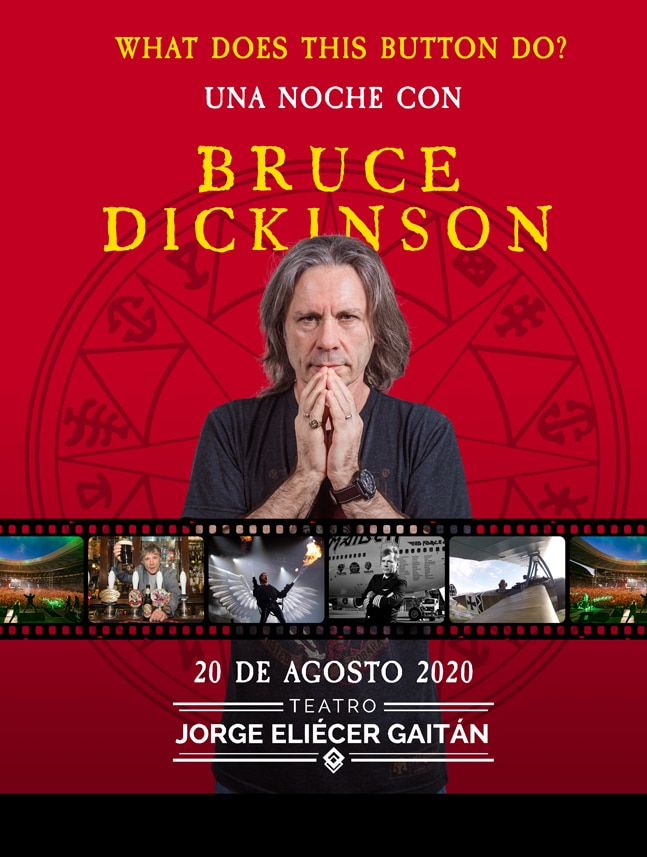 bruce dickinson iron maiden en colombia agosto 20