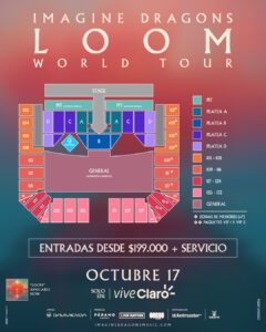Imagine Dragons precios boletas bogota colombia 2025