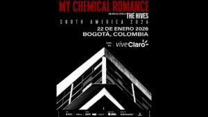 My Chemical Romance y the hives en Bogota Colombia 2026 vitrina rock