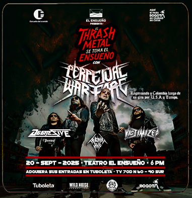 Thrash Metal en Teatro Ensueño Bogotá