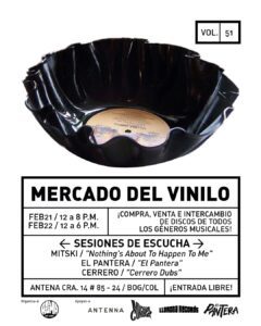Mercado de Vinilo Bogotá 21 de febrero