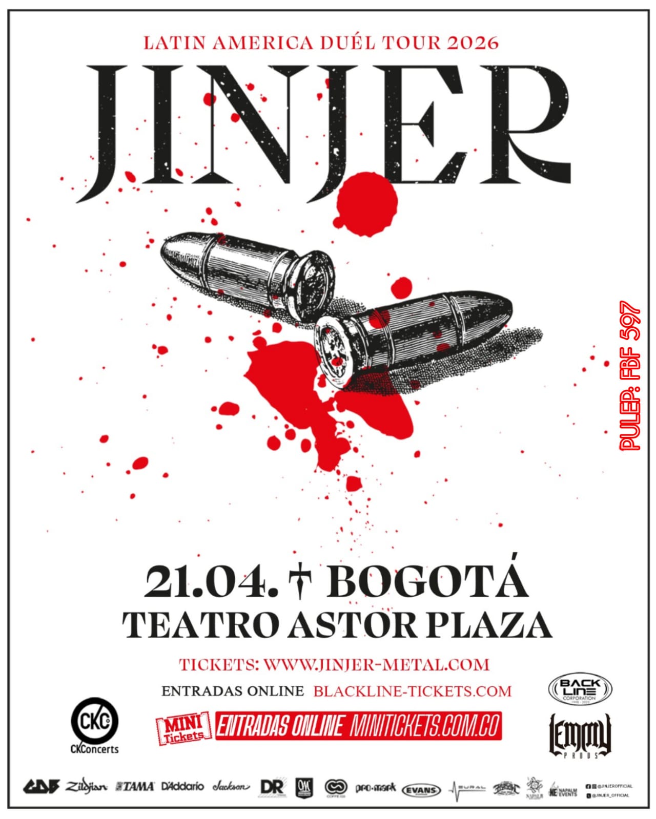 jinger en bogotá 2026, astor plaza
