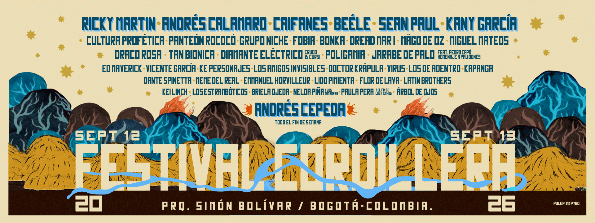 festival cordillera 2026 cartel y boletas