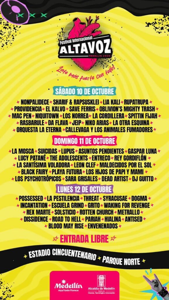 cartel oficial festival altavoz 2026